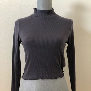 Cotton On Lylah Mock Neck Chop Top